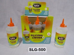 [SLG-500] GOMA SILICONA 500ml SAV 6pza