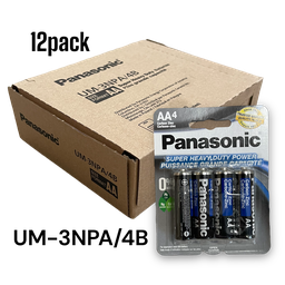 [UM-3NPA/4B] BATERIA AA PANASONIC 4pza (12pack)