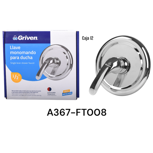 [A367-FT008] Llave Monomando para Ducha GRIVEN