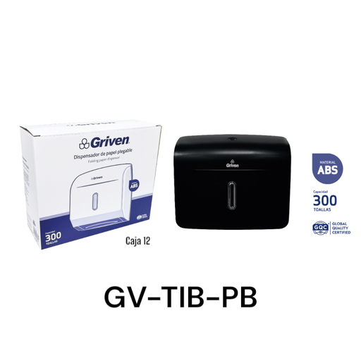 [GV-TIB-PB] Dispensador de Papel Plegable GRIVEN